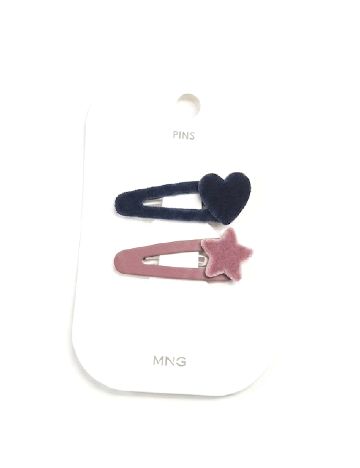 Set clame de par 2 bucati Mango Kids, mix culori