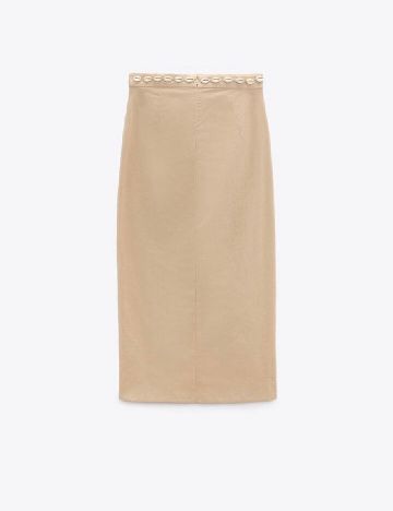 Fusta Zara, crem
