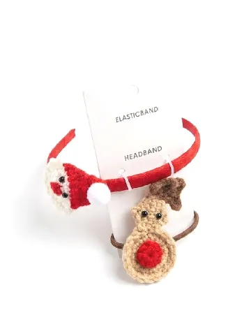 Set coronita si elastic de par Mango Kids, mix culori