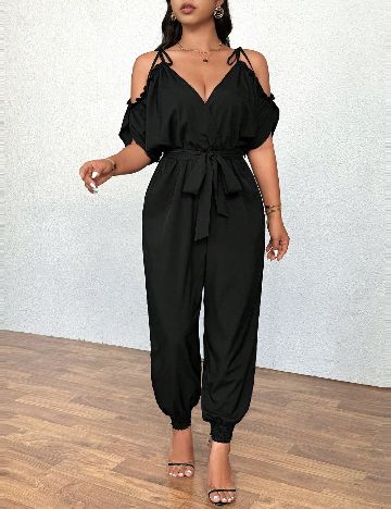 Salopeta SHEIN CURVE, negru