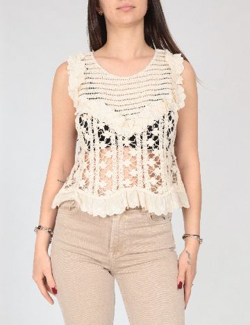 Bluza Zara, crem