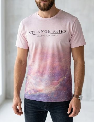 Tricou Pull&Bear, roz