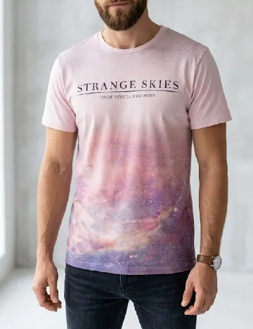 Tricou Pull&Bear, roz