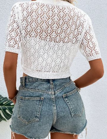 Top SHEIN, alb