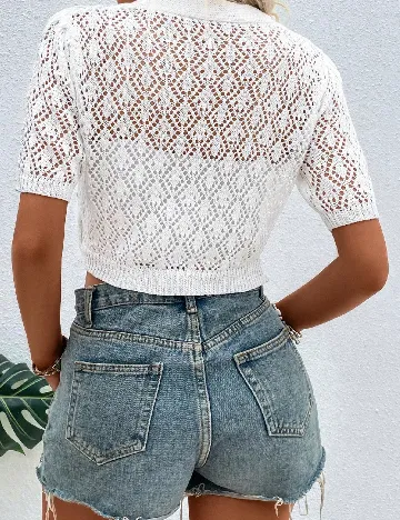Top SHEIN, alb
