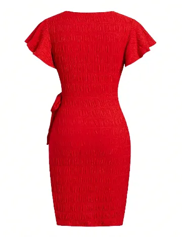Rochie scurta SHEIN, rosu