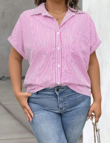 Camasa SHEIN CURVE, roz