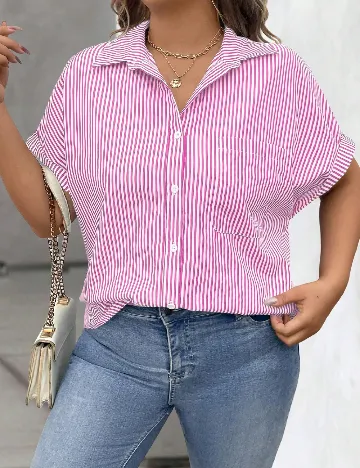 Camasa SHEIN CURVE, roz