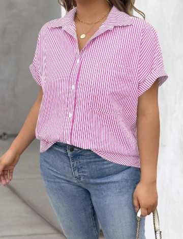 Camasa SHEIN CURVE, roz