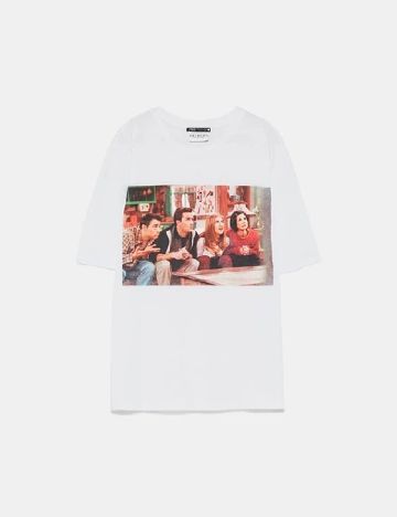 Tricou Oversize Zara, alb