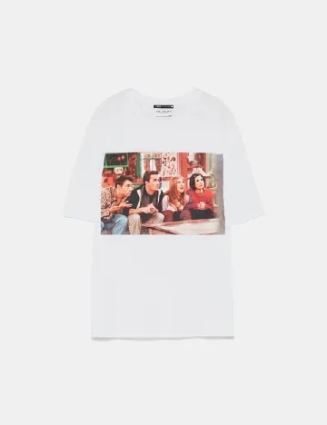 Tricou Oversize Zara, alb