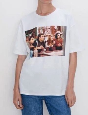 Tricou Oversize Zara, alb