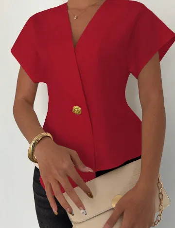Bluza SHEIN, rosu