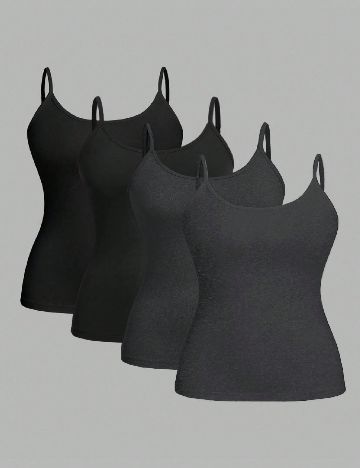 Set Maiouri 4 bucati SHEIN CURVE, mix culori
