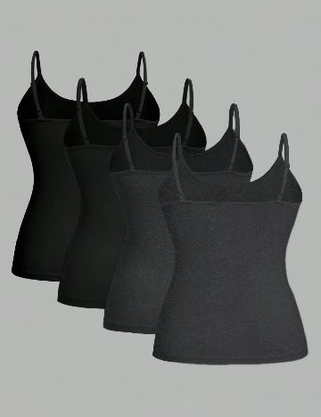 Set Maiouri 4 bucati SHEIN CURVE, mix culori