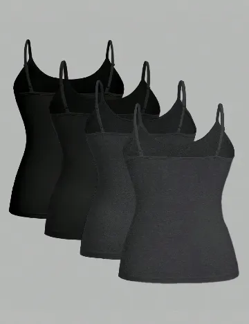 Set Maiouri 4 bucati SHEIN CURVE, mix culori