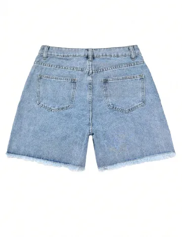 Pantaloni scurti SHEIN, albastru