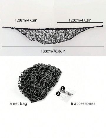 Hamac pentru jucarii SHEIN, negru