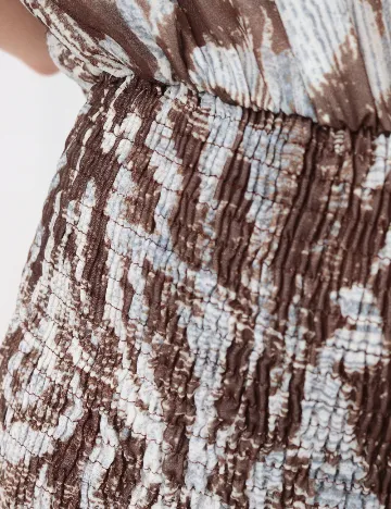 Rochie scurta Zara, gri /maro