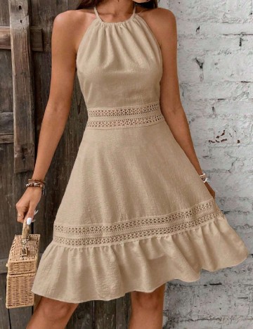 Rochie scurta SHEIN, maro