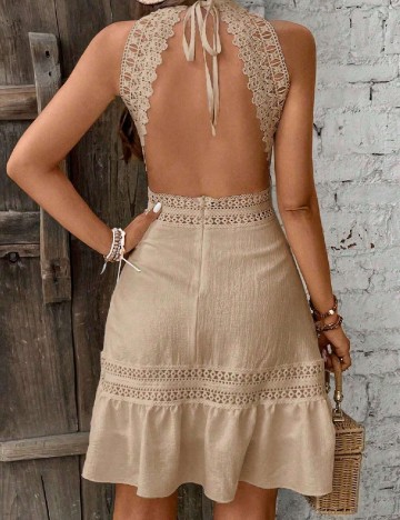 Rochie scurta SHEIN, maro