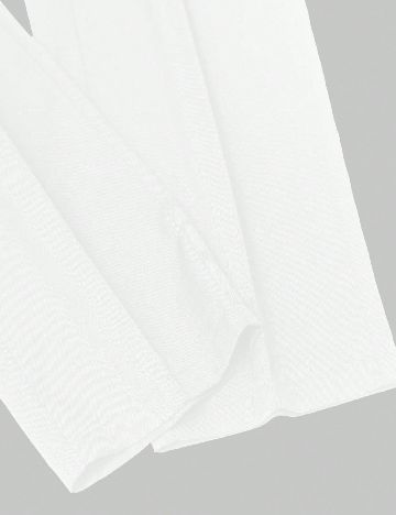 Pantaloni SHEIN, alb
