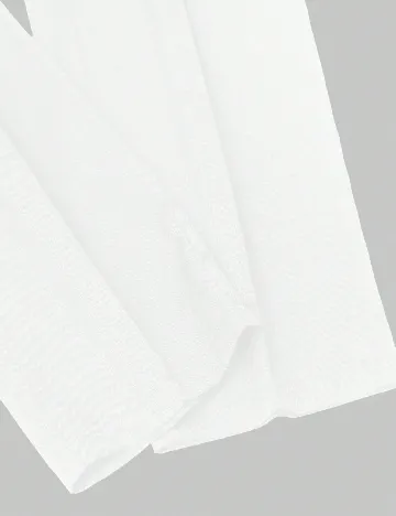 Pantaloni SHEIN, alb