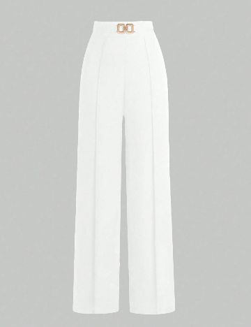 Pantaloni SHEIN, alb