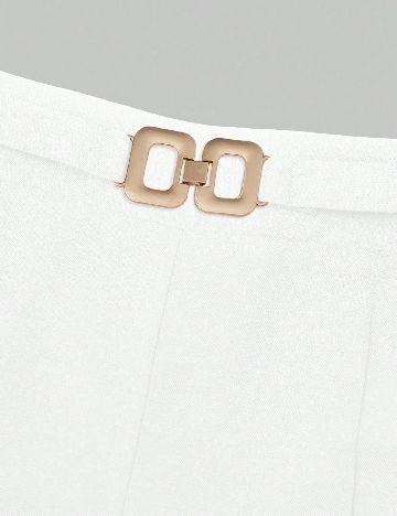 Pantaloni SHEIN, alb