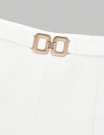 Pantaloni SHEIN, alb
