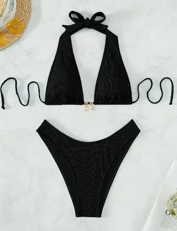 Costum de baie SHEIN, negru