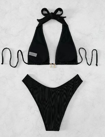 Costum de baie SHEIN, negru
