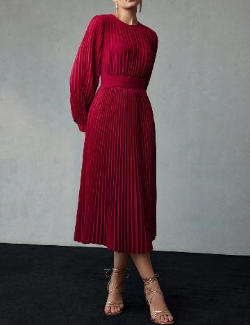Rochie medie MOTF, rosu