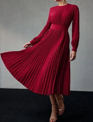 Rochie medie MOTF, rosu