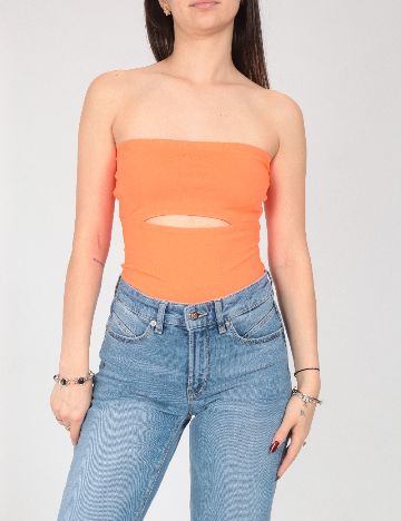 Body Bershka, portocaliu