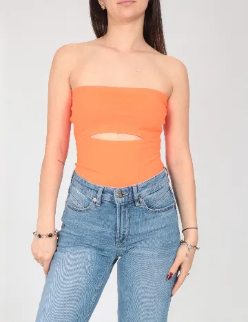 Body Bershka, portocaliu