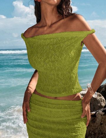 Top SHEIN, verde