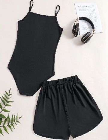 Compleu Shein Kids, negru