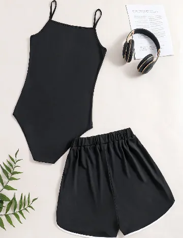 Compleu Shein Kids, negru