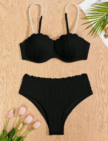 Costum de baie SHEIN, negru