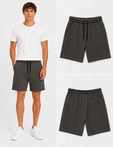 Pantaloni scurti Bershka, verde
