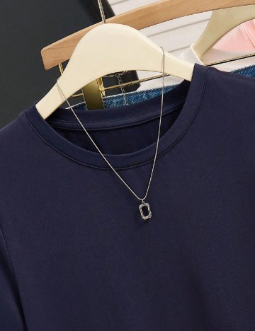 Tricou SHEIN, bleumarin