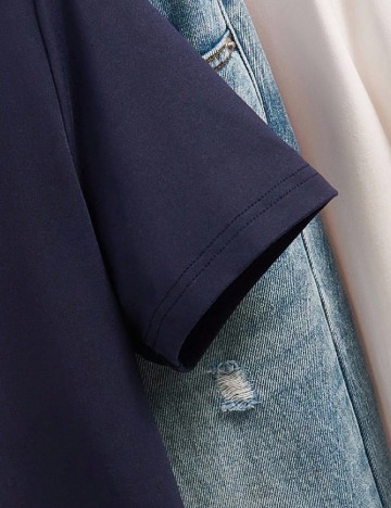 Tricou SHEIN, bleumarin
