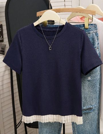 Tricou SHEIN, bleumarin