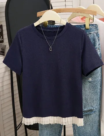 Tricou SHEIN, bleumarin