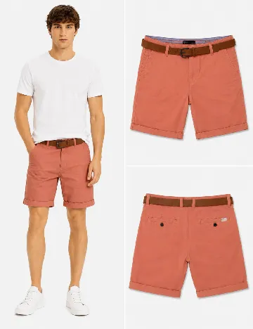 Pantaloni scurti Bershka, roz