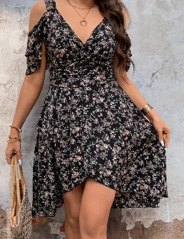 Rochie scurta SHEIN CURVE, mix culori