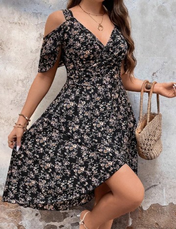 Rochie scurta SHEIN CURVE, mix culori
