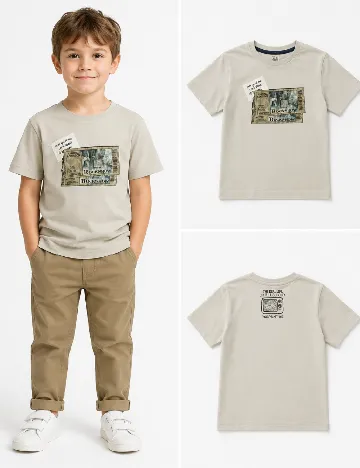 Tricou Zara, gri