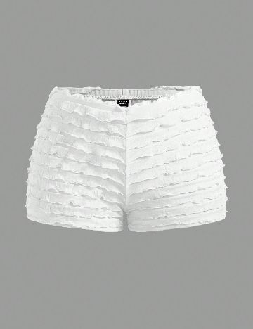 Pantaloni scurti SHEIN, alb